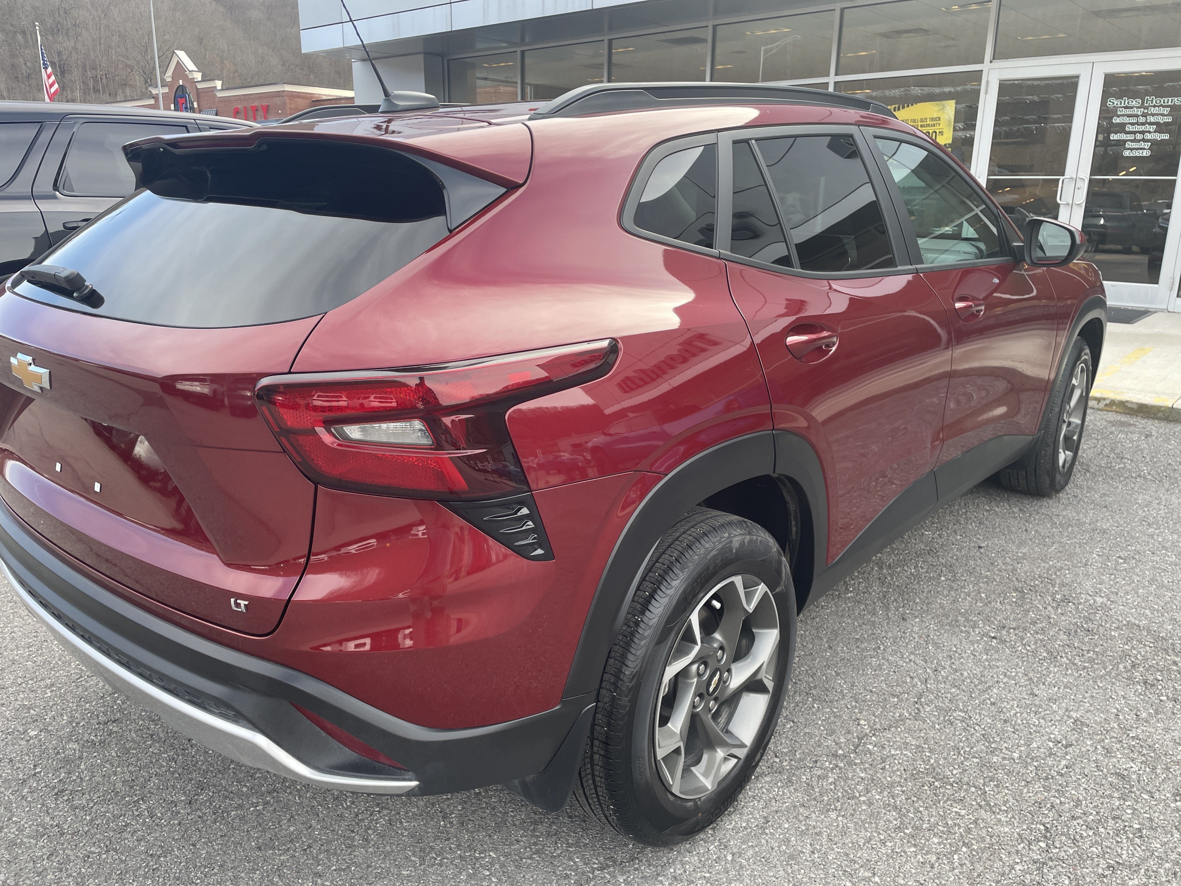 2025 Chevrolet Trax — rear three-quarter view